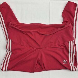 Adidas Women’s 3XL Hot Pink 3-Stripes Leggings Activewear Gym Pants Plus Size